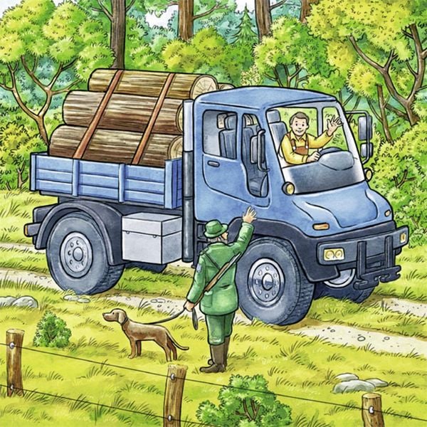 Produktbild: Ravensburger Puzzle Große Landmaschinen