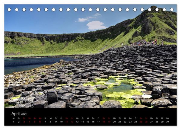 Produktbild: Irland - Rauhe K&uuml;ste und Wilde Natur (Tischkalender 2026 DIN A5 quer), CALVENDO Monatskalender