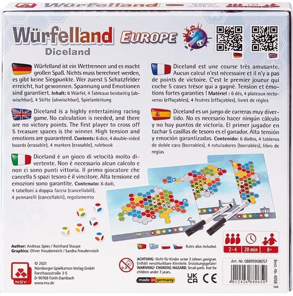 Nürnberger Spielkarten - Würfelland