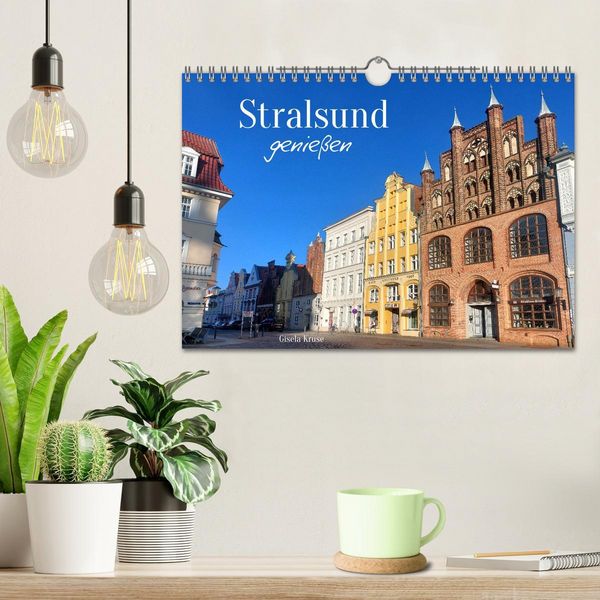 Produktbild: Stralsund genie&szlig;en (Wandkalender 2026 DIN A4 quer), CALVENDO Monatskalender