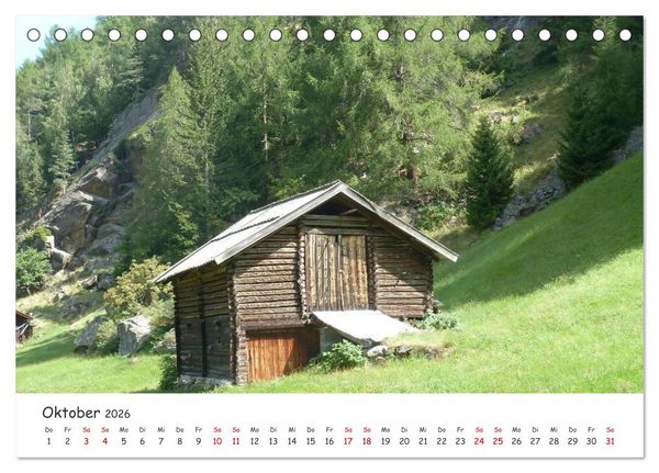 Produktbild: &Uuml;ber die Alpen - Auf dem E5 von Oberstdorf nach Meran (Tischkalender 2026 DIN A5 quer), CALVENDO Monatskalender