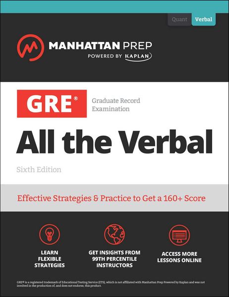 Produktbild: Manhattan Prep: GRE All the Verbal