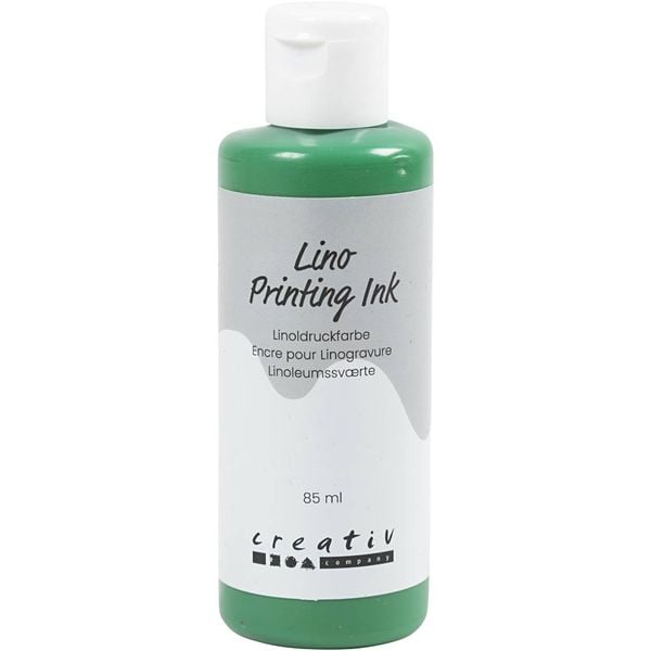 Creativ Company Linoldruckfarbe, Grün, 85 ml, 1 Fläschchen