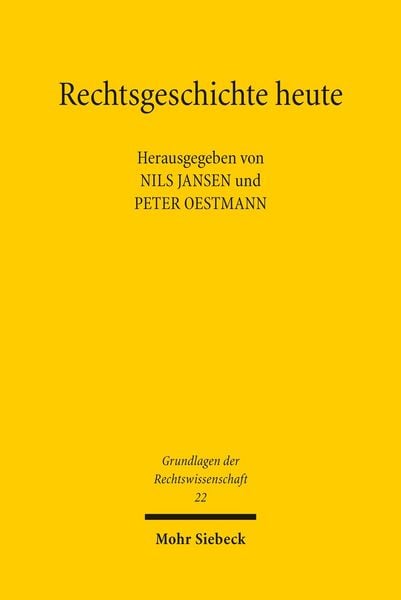 Produktbild: Rechtsgeschichte heute