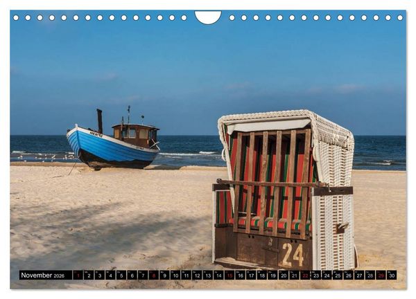 Produktbild: Die Ostseek&uuml;ste in Mecklenburg-Vorpommern (Wandkalender 2026 DIN A4 quer), CALVENDO Monatskalender
