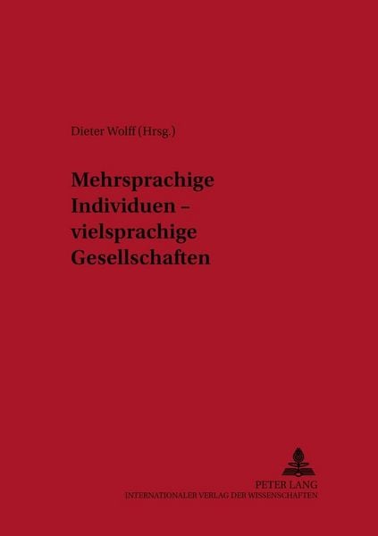 Produktbild: Mehrsprachige Individuen &ndash; vielsprachige Gesellschaften