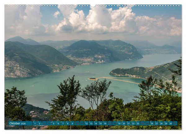 Produktbild: Iseo-See (Wandkalender 2026 DIN A2 quer), CALVENDO Monatskalender
