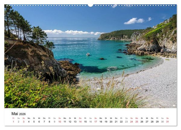 Produktbild: Bretagne &ndash; Die Halbinsel Crozon (Wandkalender 2026 DIN A2 quer), CALVENDO Monatskalender