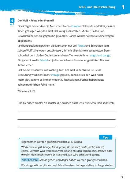 Klett 10-Minuten-Training Deutsch Rechtschreibung Diktate 5./6. Klasse