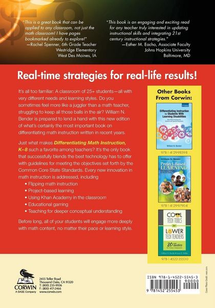Produktbild: Differentiating Math Instruction, K-8