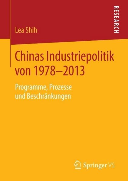 Produktbild: Chinas Industriepolitik von 1978-2013