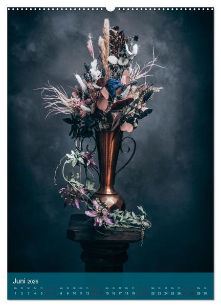Produktbild: Trockenblumen Bouquet (Wandkalender 2026 DIN A2 hoch), CALVENDO Monatskalender