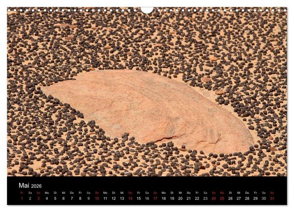 Produktbild: Sand und Stein 2026 (Wandkalender 2026 DIN A3 quer), CALVENDO Monatskalender