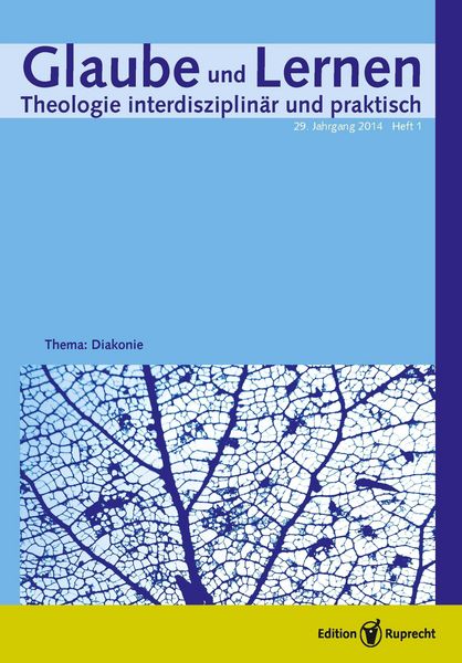 Produktbild: Glaube und Lernen 1/2014 - Einzelkapitel