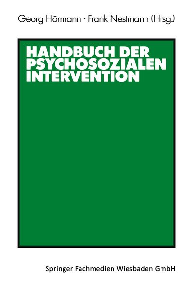 Produktbild: Handbuch der psychosozialen Intervention