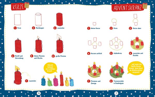 Produktbild: Mein großes Zeichenbuch – Weihnachten