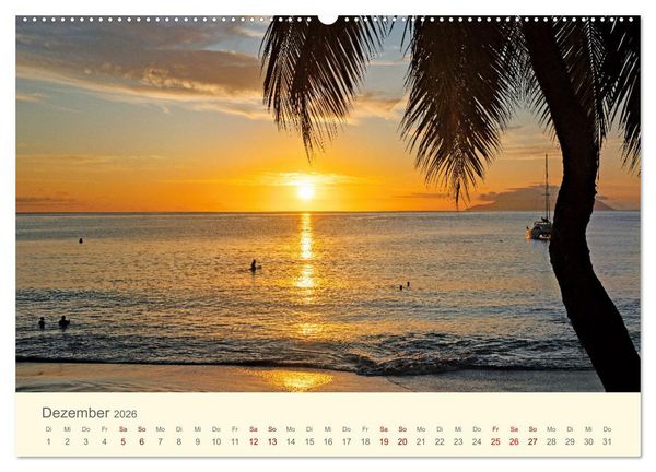 Produktbild: Traumhafte Seychellen (hochwertiger Premium Wandkalender 2026 DIN A2 quer), Kunstdruck in Hochglanz