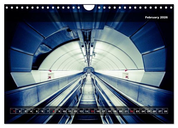 Produktbild: More London Underground 2026 (Wall Calendar 2026 DIN A4 landscape), CALVENDO 12 Month Wall Calendar