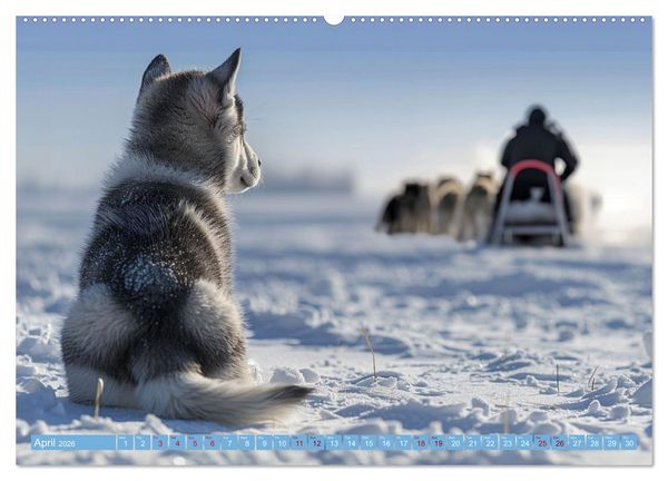 Produktbild: Sled Dogs - the Dream of Running (Wall Calendar 2026 DIN A2 landscape), CALVENDO 12 Month Wall Calendar