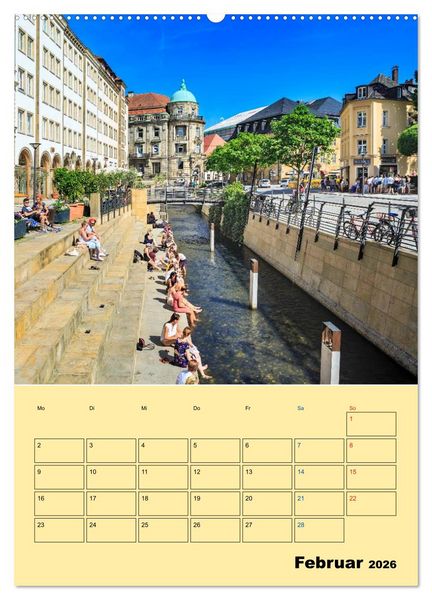 Produktbild: Bayreuth - die oberfr&auml;nkische Hauptstadt (hochwertiger Premium Wandkalender 2026 DIN A2 hoch), Kunstdruck in Hochglanz