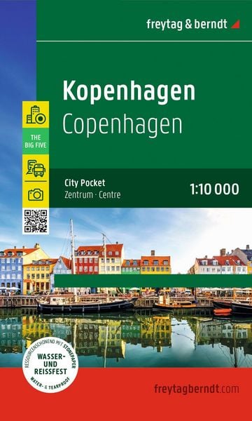 Produktbild: freytag & berndt Innenstadtplan Kopenhagen 1:10.000
