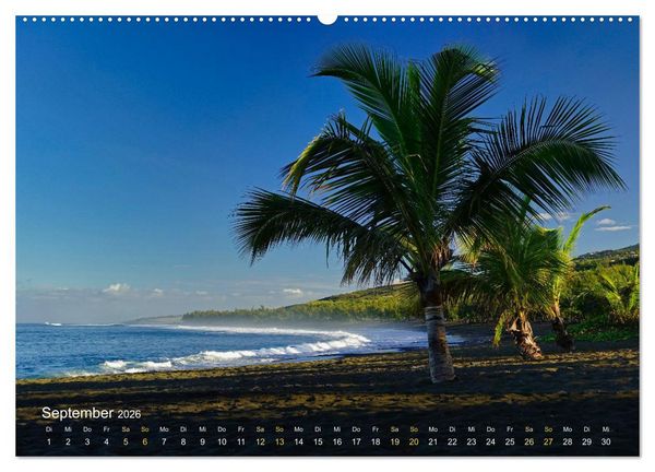 Produktbild: La Reunion - Traumhafte K&uuml;sten und Hochgebirge (hochwertiger Premium Wandkalender 2026 DIN A2 quer), Kunstdruck in Hochglanz