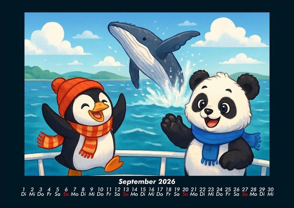Produktbild: Pico & Pippin in Australien 2026 Fotokalender DIN A4