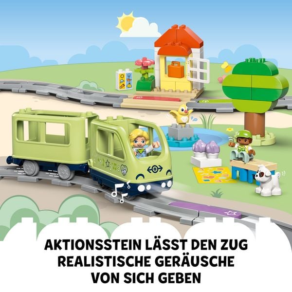 Produktbild: LEGO DUPLO Town 10427 Interaktive Abenteuer-Eisenbahn, Lernspielzeug
