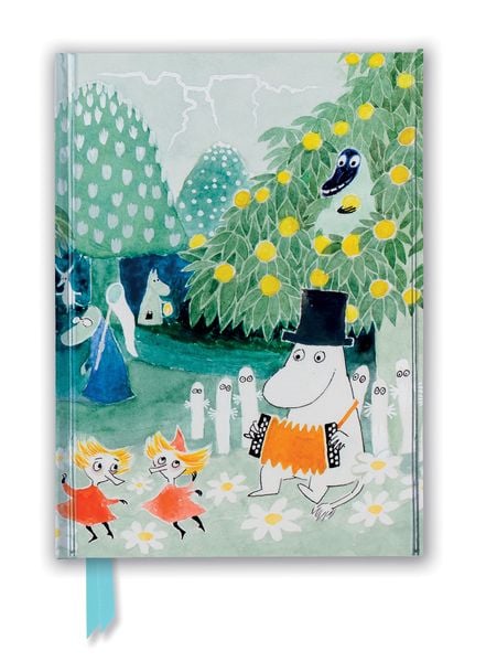 Produktbild: Premium Notizbuch DIN A5: Tove Jansson, Titelbild von "Die Mumins, eine drollige Gesellschaft"