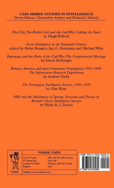 Produktbild: The Cultural Cold War in Western Europe, 1945-60