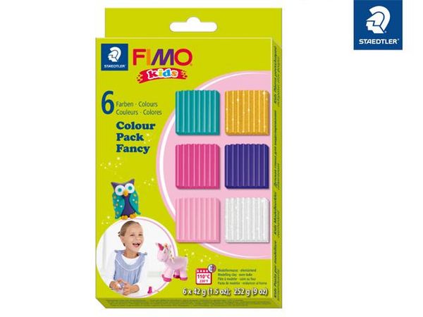 Produktbild: STAEDTLER FIMO kids Colour Pack - girlie 6x42g