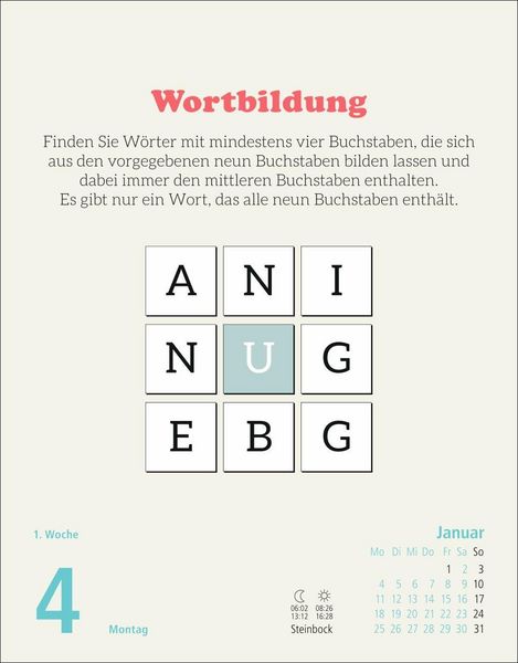 Produktbild: Stefan Heine Rentnerr&auml;tsel Tagesabrei&szlig;kalender 2027