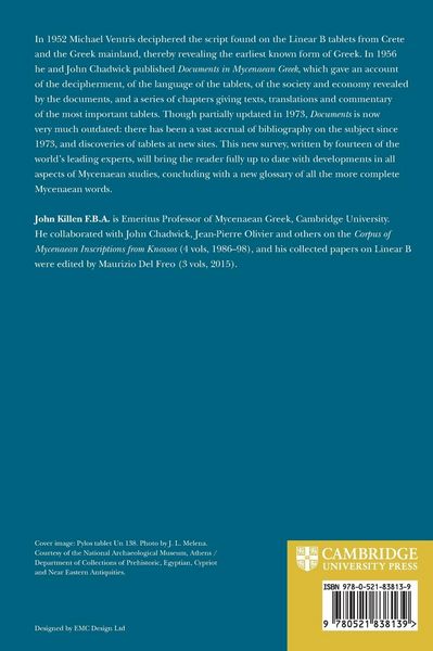 Produktbild: The New Documents in Mycenaean Greek: Volume 2, Selected Tablets and Endmatter