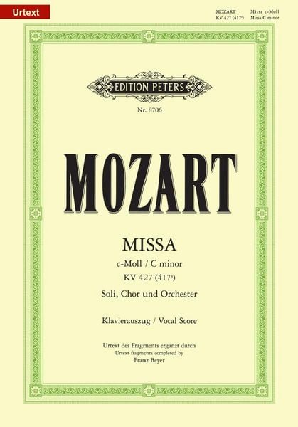 Produktbild: Missa c-Moll KV 427 (417a)