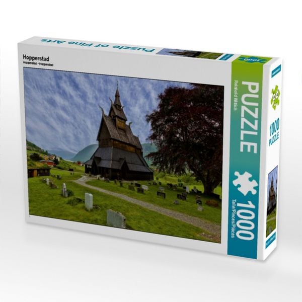 CALVENDO Puzzle Hopperstad | 1000 Teile Lege-Größe 64 × 48 cm Foto-Puzzle für glückliche Stunden