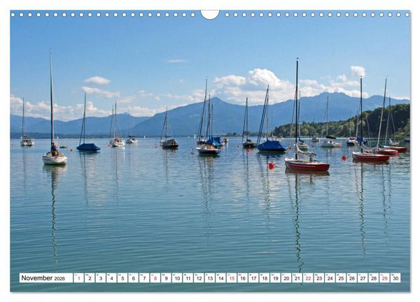 Produktbild: Chiemsee - Sommerferien am bayrischen Meer (Wandkalender 2026 DIN A3 quer), CALVENDO Monatskalender