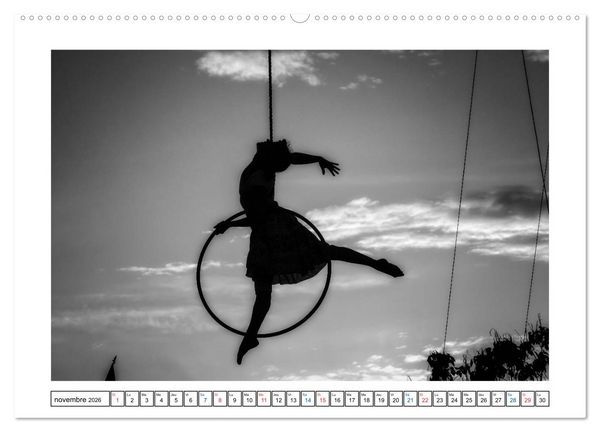 Produktbild: Sur la route avec le Cirque Bidon (Calendrier mural 2026 DIN A2 vertical) calendrier de bureau