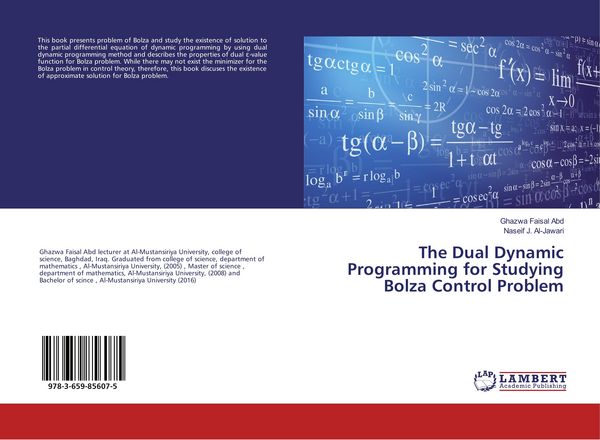 Produktbild: The Dual Dynamic Programming for Studying Bolza Control Problem