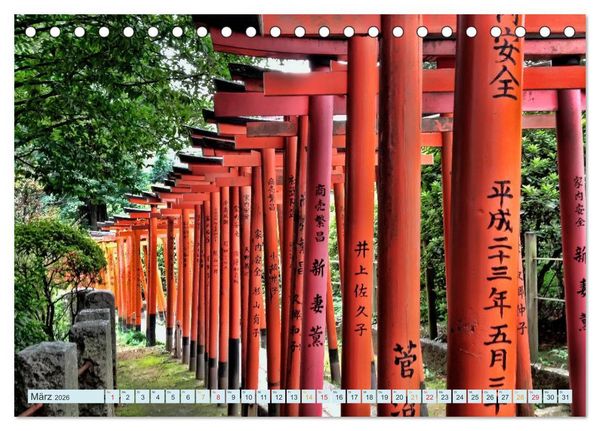 Produktbild: Tokio - Hightech und Menschenmassen (Tischkalender 2026 DIN A5 quer), CALVENDO Monatskalender