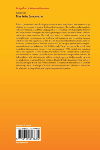 Produktbild: Time Series Econometrics