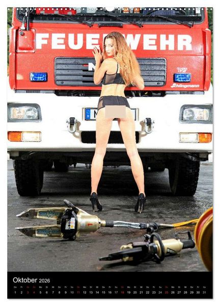 Produktbild: Feuerwehrkalender &ndash; Erotische Fotografien von Thomas Siepmann (Wandkalender 2026 DIN A2 hoch), CALVENDO Monatskalender