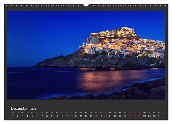 Produktbild: Sardinien - Traumstr&auml;nde am Mittelmeer (hochwertiger Premium Wandkalender 2026 DIN A2 quer), Kunstdruck in Hochglanz