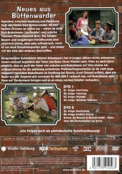 Produktbild: Neues aus B&uuml;ttenwarder - Folgen 21-26 [2 DVDs]