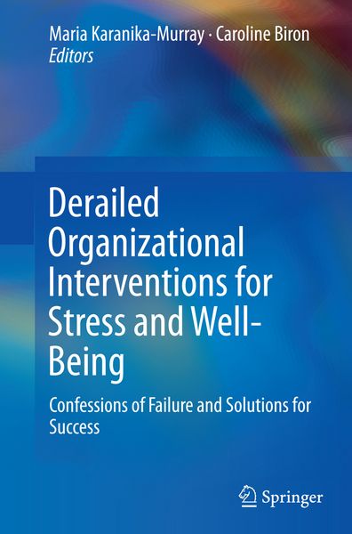 Produktbild: Derailed Organizational Interventions for Stress and Well-Being
