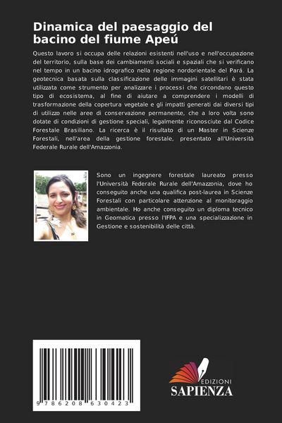 Produktbild: Dinamica del paesaggio del bacino del fiume Ape&uacute;