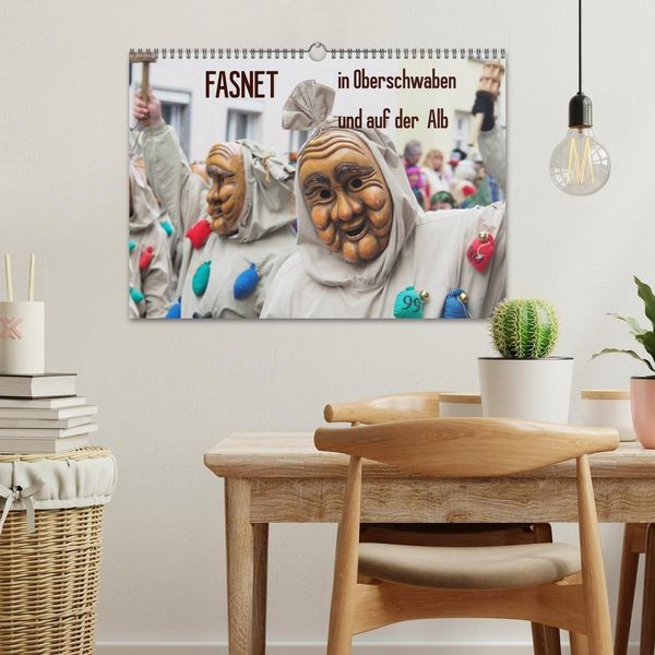 Produktbild: Fasnet in Oberschwaben und auf der Alb (Wandkalender 2027 DIN A3 quer), CALVENDO Monatskalender