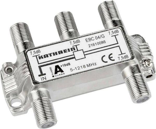 Produktbild: Kathrein EBC 04/G Kabel-TV Verteiler 4-fach 5 - 1218MHz