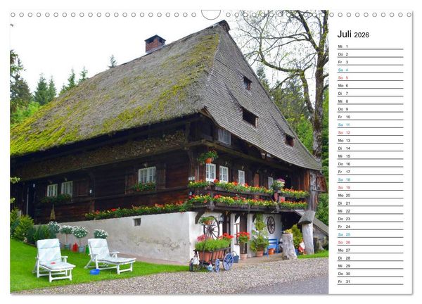 Produktbild: Hochschwarzwald (Wandkalender 2026 DIN A3 quer), CALVENDO Monatskalender