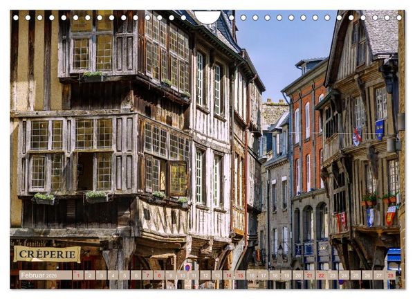 Produktbild: Bretagne. Frankreichs wilder Westen von rau bis romantisch (Wandkalender 2026 DIN A4 quer), CALVENDO Monatskalender