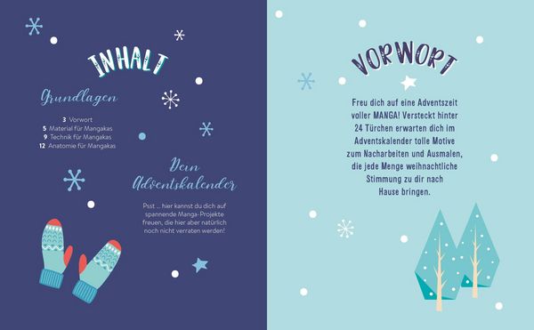 Produktbild: Mein Manga-Adventskalender-Buch: Magic Manga Christmas